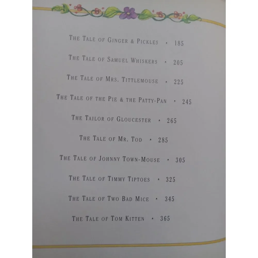 Treasury‎ of Stories Originally Created by Beatrix Potter